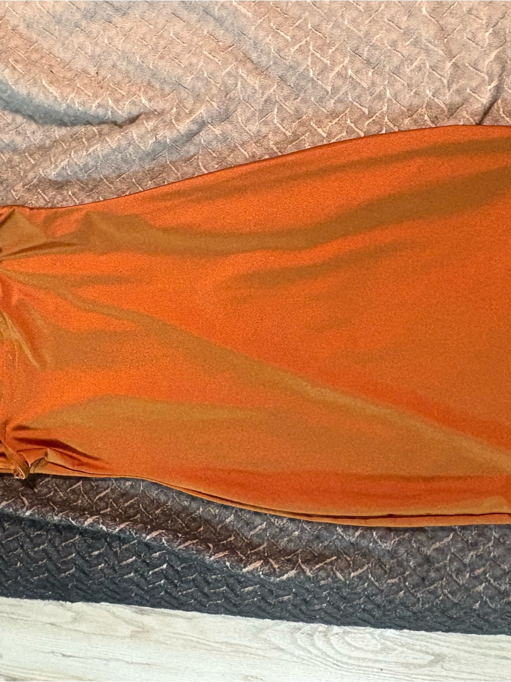 Women’s Rust Orange Bodycon Dress